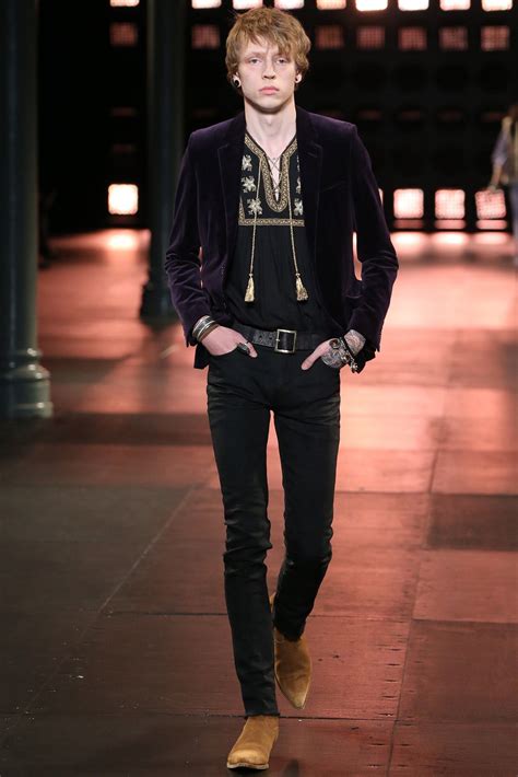 Saint Laurent Spring 2015 Menswear Fashion Show 